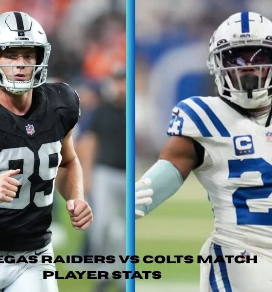 las vegas raiders vs colts match player stats